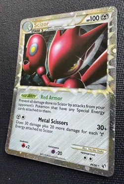 Pokemon Scizor 84/90 HGSS Undaunted Rare PRIME 2010 MP - Image 2