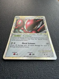 Pokemon Scizor 84/90 HGSS Undaunted Rare PRIME 2010 MP - Image 3