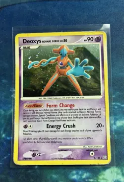 Pokemon Deoxys Normal Forme Legends Awakened 1/146 Holo 2008 DMG Pokemon TCG - Image 1
