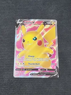 Pokemon Vivid Voltage "Pikachu V" 170/185 / Ultra Rare / Near Mint - Image 1