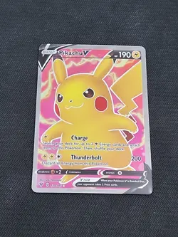 Pokemon Vivid Voltage "Pikachu V" 170/185 / Ultra Rare / Near Mint - Image 2