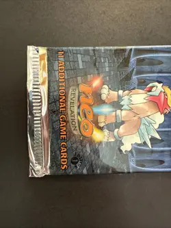Pokemon Neo Revelation 1st Edition Booster Pack New Factory Sealed Entei Art - Image 4