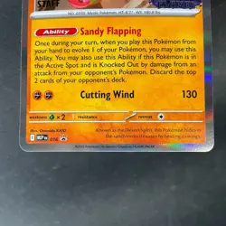 Flygon Pokemon Phantasmal Flames Staff Promo #016 - Image 4