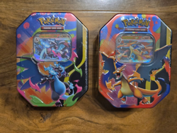 Pokemon TCG: Mega Charizard X & Mega Charizard Y Tin Set Of 2 - Image 1