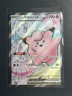 Pokemon TCG Lillie's Clefairy Journey Together 173/159 Ultra Rare NM. - Image 1