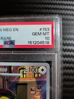2025 POKEMON MEG EN-MEGA EVOLUTION ILLUSTRATION RARE #153 GUMSHOOS PSA 10 - Image 3