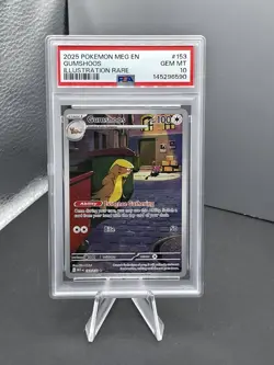 Pokemon - Gumshoos 153/132 Me01: Mega Evolution Illustration Rare PSA 10 - Image 2