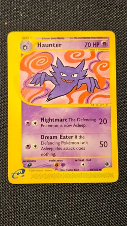 Pokemon TCG Haunter 80/165 Regular Uncommon Nonholo Expedition E-reader - MP - Image 2
