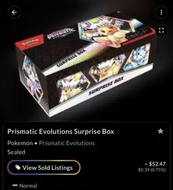 Pokemon Prismatic Evolutions Surprise Box Destined Rivals Booster English Sealed - Image 5