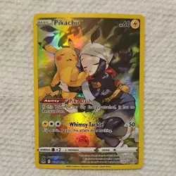 Pokemon Pikachu TG05/TG30 Ultra Rare Full Art Holo 2022 60 HP 50 Attack English - Image 1
