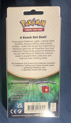 Pokemon TCG: Knock Out Collection Tyranitar Booster Packs Trading Card Set - Image 2