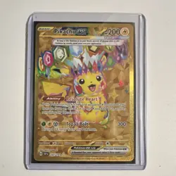 Pokemon Pikachu EX Hyper Rare Holo 247/191 SV8 Surging Sparks 200 HP - Image 1
