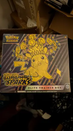 Pokemon TCG: Surging Sparks ETB Elite Trainer Box Sealed - Image 1