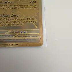 Pokemon Mega Zygarde ex Gold Hyper Rare 124/088 Perfect Order NM/M - Image 4