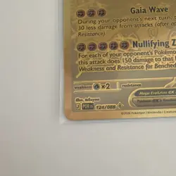Pokemon Mega Zygarde ex Gold Hyper Rare 124/088 Perfect Order NM/M - Image 5