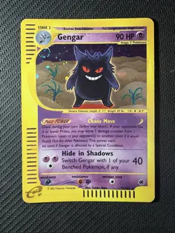 Pokemon Gengar 13/165 Expedition - Holo Rare ENG WOTC Baba - Image 1