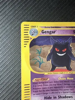 Pokemon Gengar 13/165 Expedition - Holo Rare ENG WOTC Baba - Image 5