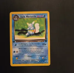 Pokemon Tcg Dark Wartortle 46/82 1st Edition Uncommon Team Rocket WOTC NM/LP - Image 1