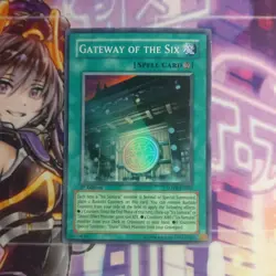 1X GATEWAY OF THE SIX SOVR-EN089 1ST SUPER LIGHT PLAY YUGIOH - Image 1