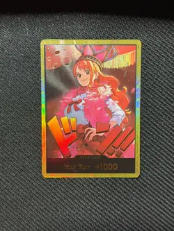 DON!! Card (Nami) (Gold) Extra Booster: One Piece Heroines Edition Foil - Image 1