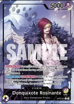 Donquixote Rosinante OP12-061 L Parallel Legacy of the Master One Piece Card - Image 1