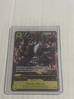 One Piece The Azure Sea’s Seven Gecko Moria OP14-104 SR Alt Art English - Image 1