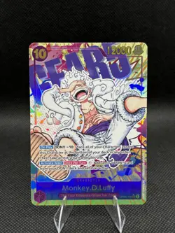 Bandai Monkey.D.Luffy OP05-119 SEC Foil Awakening of the New Era One Piece CCG - Image 1
