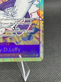 Bandai Monkey.D.Luffy OP05-119 SEC Foil Awakening of the New Era One Piece CCG - Image 4