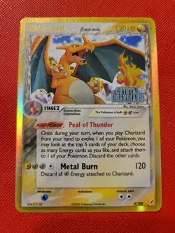 Charizard [Delta Species] Reverse Holo 4/100 EX Crystal Guardians LP - Image 1