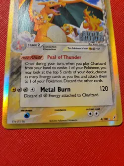 Charizard [Delta Species] Reverse Holo 4/100 EX Crystal Guardians LP - Image 4