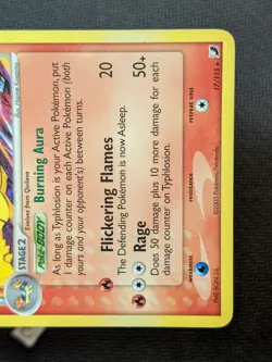 Typhlosion 17/115 - ex Unseen Forces Non-Holo Exclusive Pokemon TCG MP - Image 5