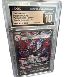 Charizard ex 234/091 SIR CGC 10 Pristine Holo CGC 10 SV Paldean Fates 2024 - Image 3