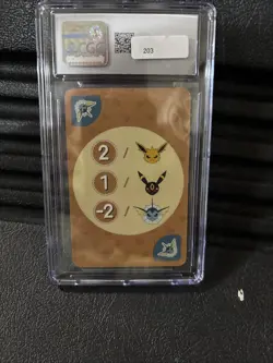 CGC 10 GEM MINT Vaporeon Point Salad - Eevee Edition Korean Pokemon Playing Card - Image 2