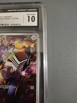CGC 10 Varoom 117/108 AR Art Rare Ruler of the Black Flame sv3 Pokemon Card - Image 5