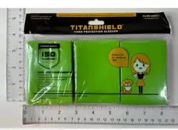 TitanShield Card Premium Protection Sleeves 150 Cards 62mm x 89mm Trading Cards - Image 1