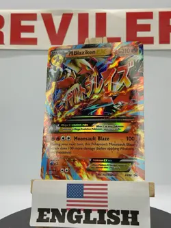 Pokemon M Blaziken EX XY86 Black Star Promo Holo Pokemon Card - LP - Image 1