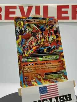 Pokemon M Blaziken EX XY86 Black Star Promo Holo Pokemon Card - LP - Image 4