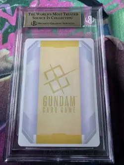 💫 Gundam Card Game Ex Base CHAR'S ZAKU PROMOENGLISH EXBP-004 BGS 10 POP 1 💫 - Image 4
