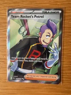Pokemon TCG - Team Rocket's Petrel - Full Art - Destined Rivals - 226/182 NM - Image 1