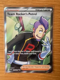 Pokemon TCG - Team Rocket's Petrel - Full Art - Destined Rivals - 226/182 NM - Image 3