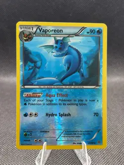 Vaporeon 22/98 Uncommon Reverse Holo XY - Ancient Origins LP Pokemon - Image 1