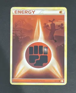 2010 Pokemon TCG HGSS Sudowoodo Fighting Energy Regular Non-holo 120/123 - Image 1