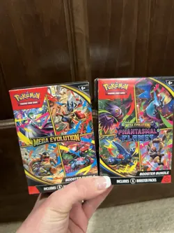 Pokemon TCG: Phantasmal Flames & Mega Evolution Booster Bundle (Lot of 2) 🔥 - Image 1
