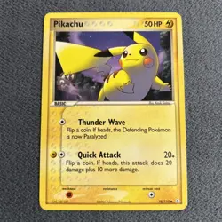 Pokemon TCG Pikachu EX Holon Phantoms 78/110 Regular Common Non Holo Nintendo NM - Image 1