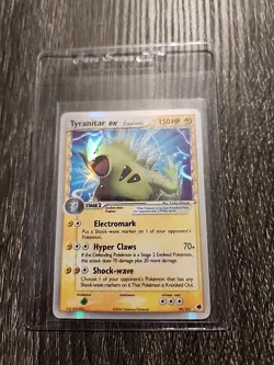 Tyranitar EX Dragon Frontiers Delta Species Holo Rare Pokemon 2006 - Image 1