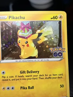 SWIRL 🌀 Pikachu SWSH234 Pokemon TCG Sword & Shield Promo Holo Swirl - Image 2