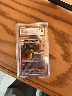 Pokemon Gumshoos CGC 10 Me01: Mega Evolution 153/132 Illustration Rare Holo - Image 1