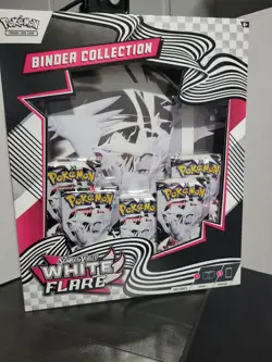 Pokemon TCG Scarlet & Violet White Flare Binder Collection BRAND NEW SEALED - Image 1