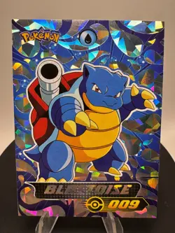 Blastoise Cracked Ice Foil 2024 Pokemon Pokedex Vol3 Flash Edition Sticker #S3 - Image 3