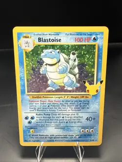 Pokemon TCG Blastoise Celebrations: Classic Collection 2/102 Holo Holo Rare D - Image 2